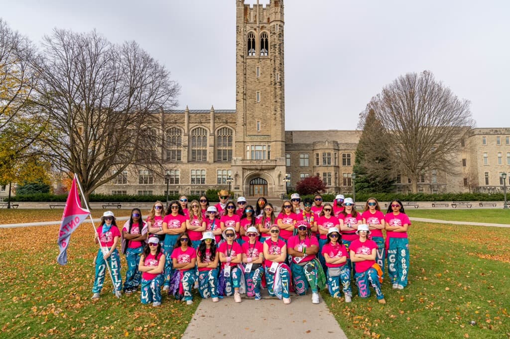 Deborah with fellow Sophs during Western University Orientation Week